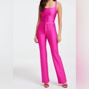 Good American Compression Shine Boot Cut Pants